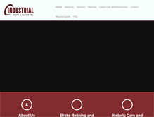 Tablet Screenshot of industrialbrakeclutch.com